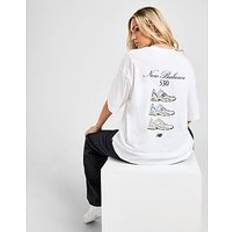 New Balance Women T-shirts New Balance 530 Graphic T-Shirt White Womens