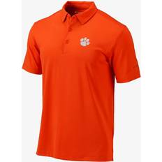 Columbia Polo Shirts Columbia Outdoor Custom Clemson Drive Polo, Orange