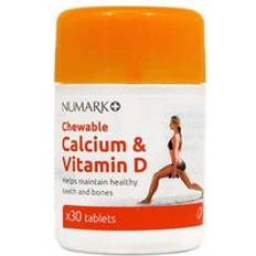 Numark Chewable Calcium and Vitamin D 30 Vanilla Flavour