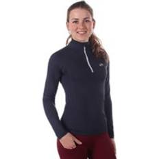 Equitazione Magliette QHP Maglia da equitazione da donna Florence - Bleu