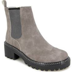 Gray - Women Chelsea Boots JBU Reed Bootie Women's Grey Boots