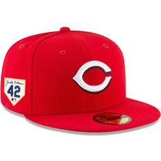 Caps New Era Men's MLB Cincinnati Reds 2024 Jackie Robinson Day 59FIFTY Fitted Hat, Red