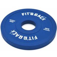 Discos de Peso Peso adicional de competición Fit & Rack 2kg Bleu