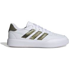 adidas Men's COURTBLOCK Non-Football Low Shoes, Cloud white/olive strata/shadow olive