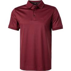 BOSS Porsche x regular-fit polo shirt in mercerised cotton Dark Red