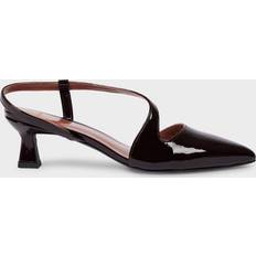 Paul Smith Heels & Pumps Paul Smith Women's Burgundy 'Cloudy' Patent Leather Heels Red