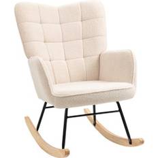 Northio Relaxstol Med Berberfleece 71 x 92 x 101 cm Fåtölj