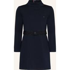 Tommy Hilfiger Dresses Tommy Hilfiger Girls Branded Punto Long Sleeve Dress Navy, Navy, Years, Women YEARS