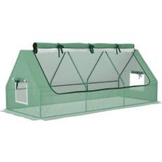 Drivhuse Northio Foil Greenhouse Mini Kasvihuone 240 x 90 x 90 cm