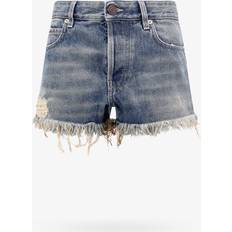 Balenciaga Women Shorts Balenciaga Shorts Woman Blue Shorts