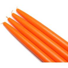 Orange Candles Jeco 10 Inch Orange Taper Wholesale CEZ-026 Candle