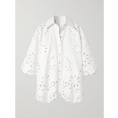 Dolce & Gabbana Men Shirts Dolce & Gabbana Cut-out detailing oversize shirt white