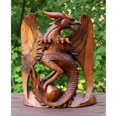 Interior Details G6 Collection Skyrim Dragon Statue Sculpture Figurine