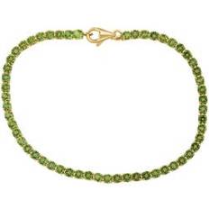 Effy Bracelets Effy 4.8 ct. t.w. Peridot Bracelet in 14K Yellow Gold One Size