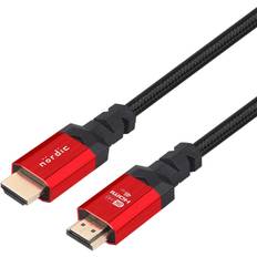 Nordic HDMI-N1017 48Gbps 8K 60Hz 2.1 HDMI A - HDMI A M-M 1.5m