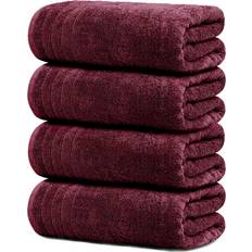 Tens Towels Large Bath Towel Red (152.4x76.2cm)