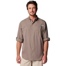 Beige - Men Shirts Columbia Tamiami II Long-Sleeve Shirt Men's Iron