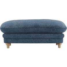 Plumpton Denim Blue Foot Stool 49.5cm