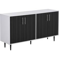 Homcom Modern Buffet Grey/White Storage Cabinet 58x30"