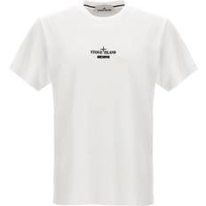 Stone Island Bianco Magliette Stone Island 2NS91 Archivio Print Short Sleeve T-shirt - White