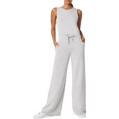 3XL - Women Jumpsuits & Overalls Spanx AirEssentials Jumpsuit - Light Grey Heather