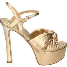 Michael Kors Donna Sandali con tacco Michael Kors Elena Metallic - Pale Gold