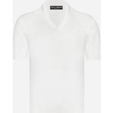 Seta Polos Dolce & Gabbana Silk Polo-Shirt with Signature