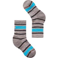 Organic/Recycled Materials Socks Smartwool Hike Light Cushion Striped Crew Sock Kids' Fossil