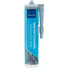 Silikon kiilto Sanitary Silicone 310ml 1st