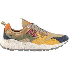 Flower Mountain Yamano 3 Suede Nylon Trainers - Beige