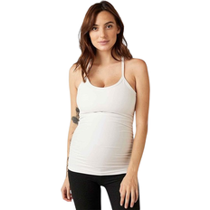 Beyond Yoga Women's Maternity Spacedye Slim Racerback Tank White Light