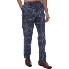 Ted Baker Trousers & Shorts Ted Baker Ted Baker Postot Printed Linen-Blend Trouser