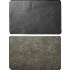 Dacore Reversible Dækkeserviet Sort, Grå (45x30cm)