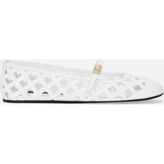 Dolce & Gabbana Women Low Shoes Dolce & Gabbana Ballerina Woman Flat Shoes White