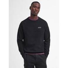 Barbour Men Jumpers Barbour Barbour International Essential Sweatshirt Black