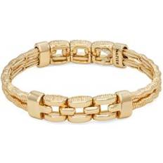 Bracelets Napier Gold Tone 2.25" Stretch Bracelet Gld One Size