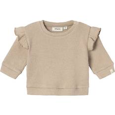 1-3M - Mädchen Blusen & Tuniken Lil'Atelier Bluse Strick Rib NbfSophia Travertin/Melang Blusen