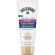 Vitamins Body Lotions Gold Bond Age Renew Retinol Overnight Body & Face Lotion 198g