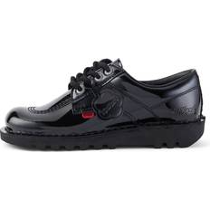 Sneakers Kickers Kick Lo Black Patent Shoes - Noir