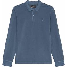 Marc O'Polo Polos Marc O'Polo Longsleeve Polo Terry Cloth - Moon Stone