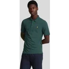 Lyle & Scott Herr - L Pikétröjor Lyle & Scott And Men's Plain Polo Shirt Green Regular/34