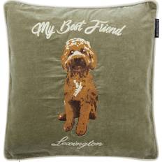 Lexington Kopfkissen Lexington My Best Friend Organic Cotton Velvet Cushion Cover Green (50x50cm)