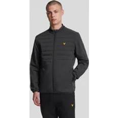 Lyle & Scott Jackets Lyle & Scott And Men's Hybrid Double Baffle Jacket Black Regular/34