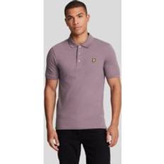 Men - Purple Polo Shirts Lyle & Scott And Men's Plain Polo Shirt Purple 38/Regular