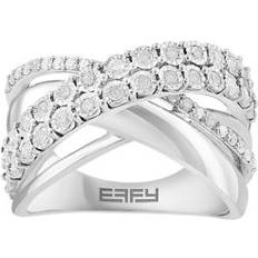 Effy 1/2 ct. t.w. Diamond Ring in Sterling Silver