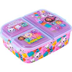 kids childrens multi compartment sandwich travel lunch box