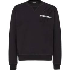 DSquared2 Mies Neuleet DSquared2 DSQ2 Logo Sweatshirt - Black