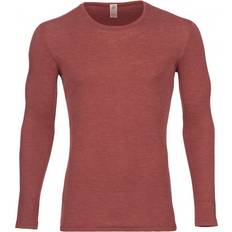 Herre - Silke Toppe svedundertøj Engel Shirt L/S Merino undertøj 46/48 rød