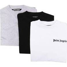 Palm Angels Herr Kläder Palm Angels Tri-Pack Logo-Print Tee - White