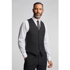 Jeff Banks Black Travel Suit Waistcoat 42R